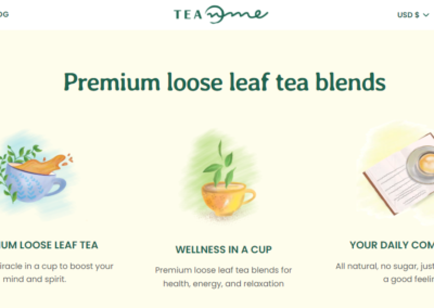TeaNMe’s Twitter Presence enhanced with our tweets.