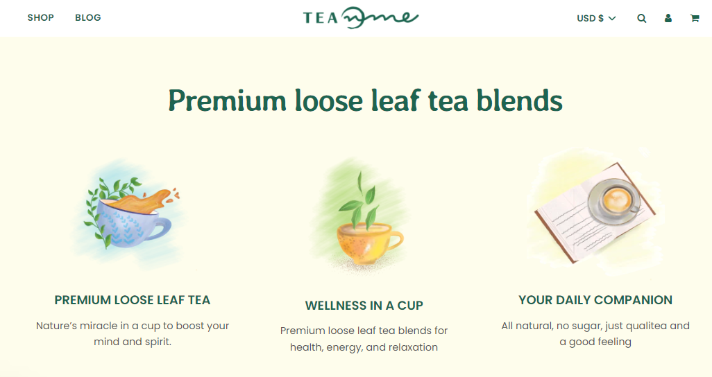 TeaNMe’s Twitter Presence enhanced with our tweets.