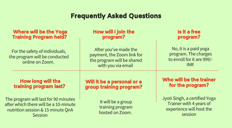 TY 7 screenshot of a landing page for a yoga training program