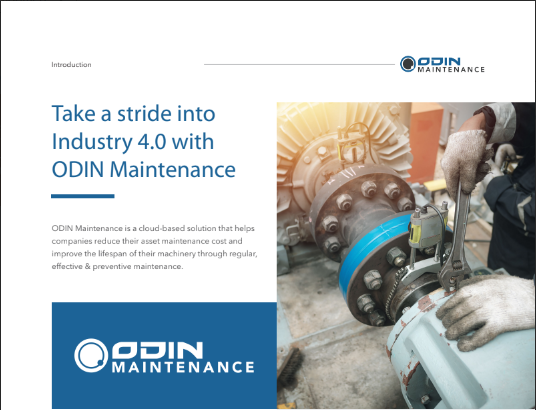 odin 2 screenshot of brochure of an indusrtrial automation company.
