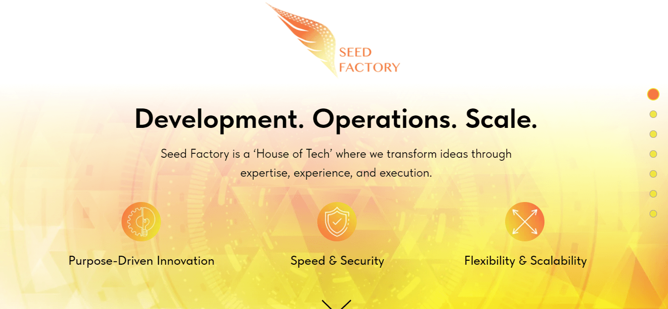 Factory 1 (1) screenshot of a landing page for a yoga training program